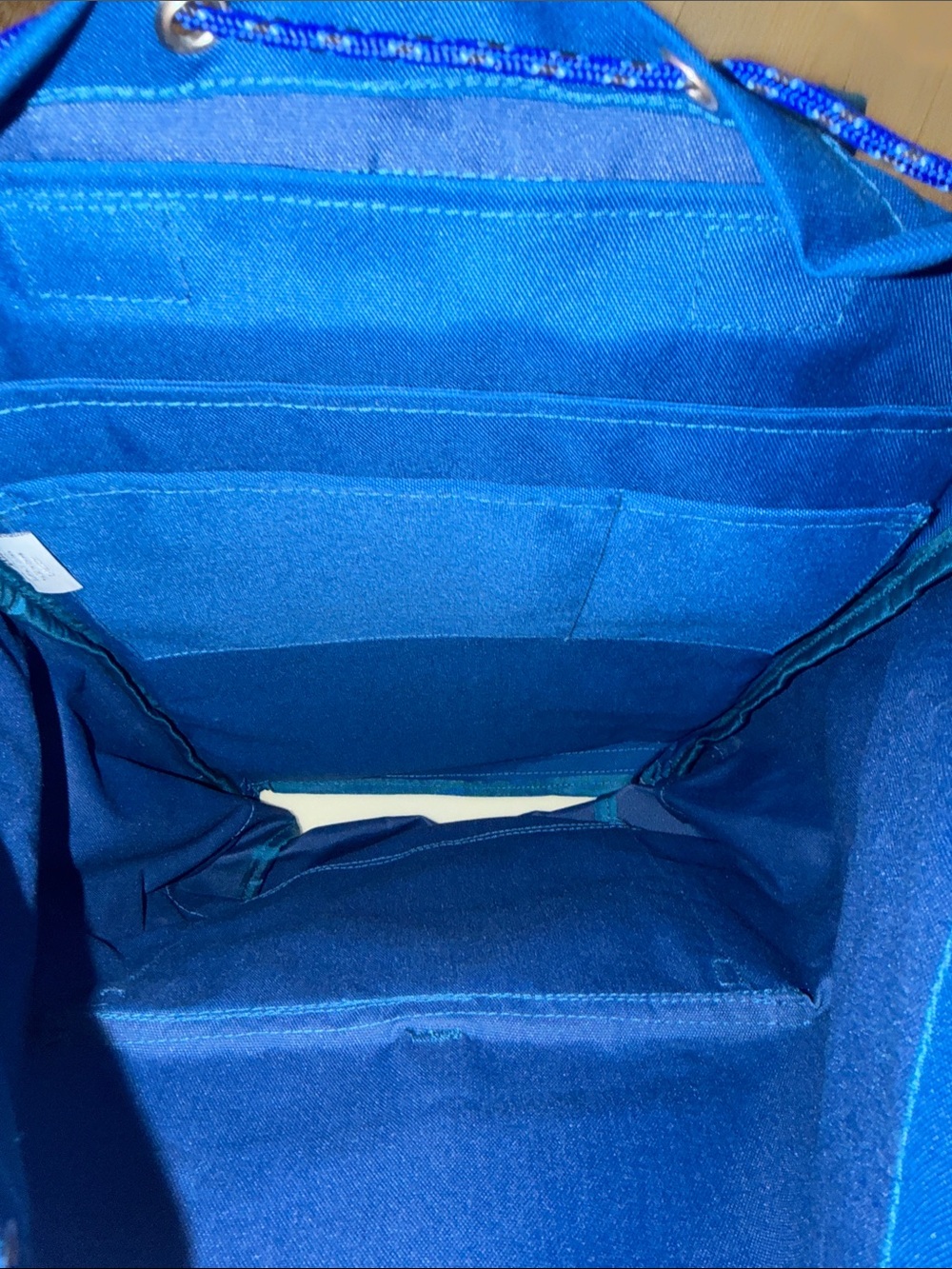 Baggu Blue Drawstring Backpack - Picture 4 of 8